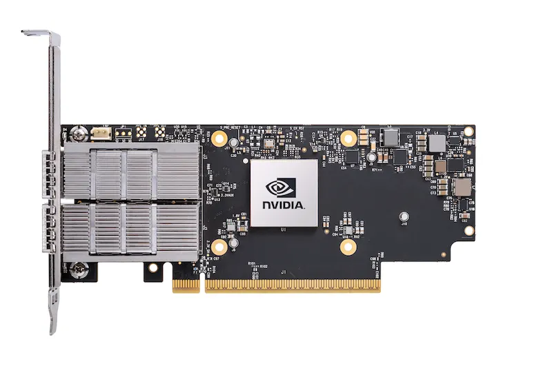 آداپتور Nvidia Connectx-7 MCX75310aas-Neat (900-9X766-003N-SQ0) تک پورت Osfp Infiniband: Ndr 400GB/S (سرعت پیش‌فرض) اترنت: 400gbe 0