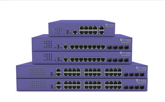 سوئیچ 24P Extreme Networks X435 AVB X435 4S با سرعت 68 گیگابیت بر ثانیه و 50.6 میلیون بسته در ثانیه، نو و اورجینال