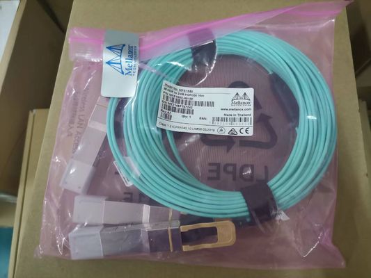 IB HDR MMF Splitter Mellanox AOC Cable MFS1S50-H020V (QSFP56 تا 2xQSFP56)