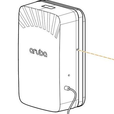 2×2 واحد دسترسی Aruba Hospitality AP سری 500H AP 505H (RW) با 1+4 اترنت PSE USB