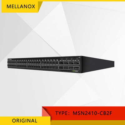 سوئیچ شبکه ملانوکس با ظرفیت 25 گیگابایت 100 گیگابایت MSN2410-CB2F 1U 48 پورت SFP28