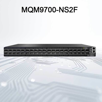 MQM9790-NS2F Mellanox Network Switch P2C Airflow 64 پورت NDR 32 پورت OSFP غیر مدیریت شده