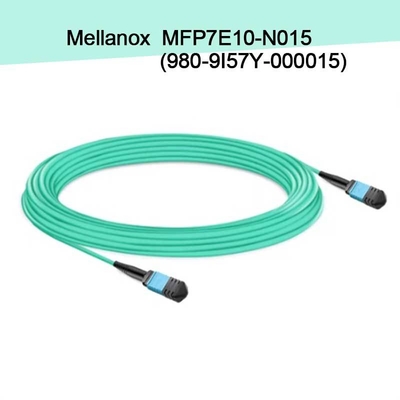 MFP7E10-N015(980-9I57Y-000015) Mellanox AOC MPO-12/APC-به MPO12/APC 8 رشته 15M