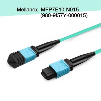 MFP7E10-N015(980-9I57Y-000015) Mellanox AOC MPO-12/APC-به MPO12/APC 8 رشته 15M