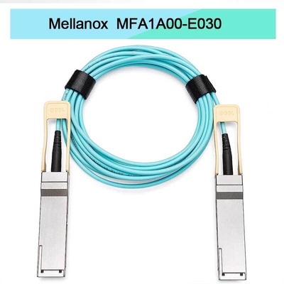 کابل QSFP Mellanox AOC مبتنی بر VCSEL MFA1A00-E030 IB EDR تا 100Gb/S
