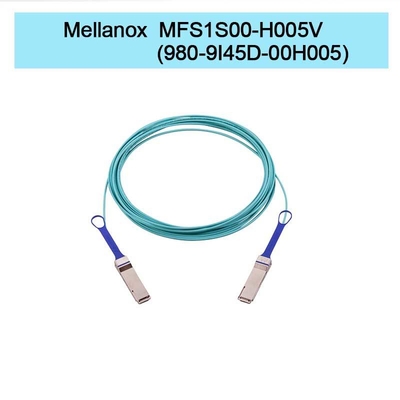 MFS1S00-H005V(980-9I45D-00H005) کابل نوری فعال AOC تا 200 گیگابیت بر ثانیه IB HDR QSFP56 5 متر