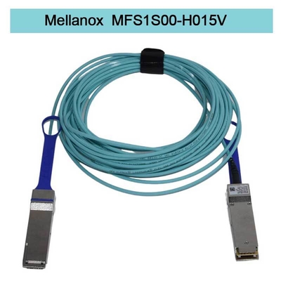 کابل DAC ملانوکس AOC MFS1S00-H015V کابل فیبر AOC اتصالات مرکز داده سریع کارآمد 100GbE 25GbE