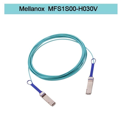 MFS1S00-H030V(980-9I440-00H030)  کابل شبکه AOC IB HDR تا 200 گیگابیت بر ثانیه QSFP56 30 متر 200GBase-AOC QSFP56 به QSFP56