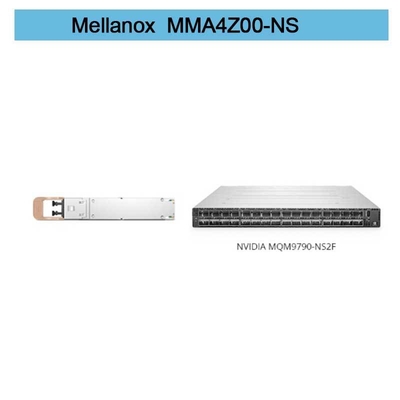 MMA4Z00-NS SFP+ MELLANOX سازگار با 800G 2xSR4 OSFP PAM4 850nm 50m ماژول NDR InfiniBand