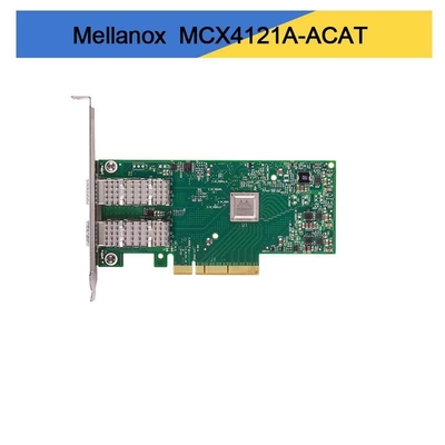 کارت رابط شبکه ملانوکس ConnectX-4 Lx EN 25GbE دو پورت SFP28 PCIe3.0 X8 MCX4121A-ACAT