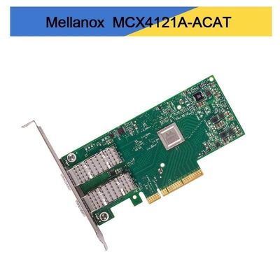 کارت رابط شبکه ملانوکس ConnectX-4 Lx EN 25GbE دو پورت SFP28 PCIe3.0 X8 MCX4121A-ACAT