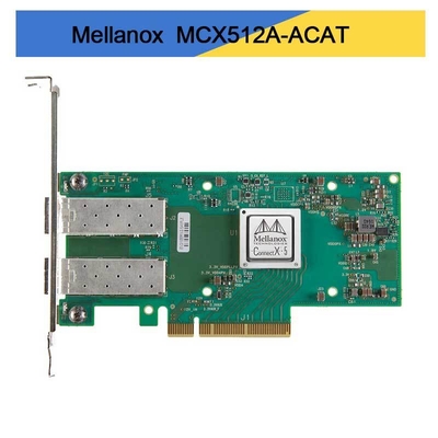 MCX512A-ACAT Mellanox ConnectX-5 EN کارت رابط شبکه 10/25GbE دو پورت SFP28