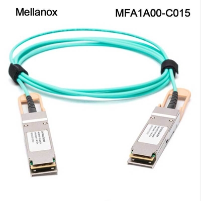 کابل اترنت 100GbE QSFP LSZH Mellanox AOC MFA1A00-C015 15m