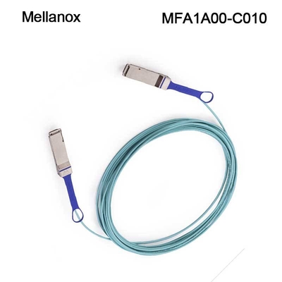 کابل نوری فعال LSZH LSZH QSFP28 AOC MFA1A00-C010 10m 100GbE