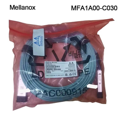 کابل های اکتیو نوری AOC Mellanox 100GbE MFA1A00-C030 QSFP LSZH 30m