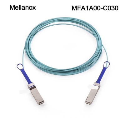 کابل های اکتیو نوری AOC Mellanox 100GbE MFA1A00-C030 QSFP LSZH 30m