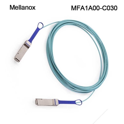 کابل های اکتیو نوری AOC Mellanox 100GbE MFA1A00-C030 QSFP LSZH 30m