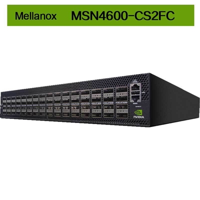 سوئیچ شبکه متن باز 2U 100GbE Mellanox MSN4600-CS2FC با Cumulus Ethernet