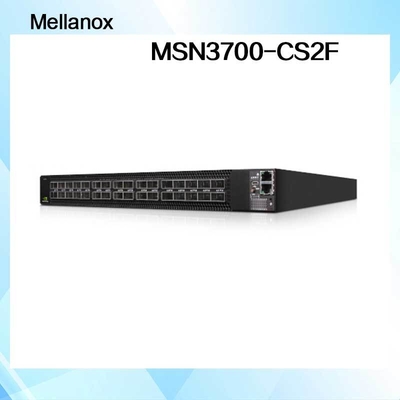 سوئیچ شبکه FDR Mellanox MSN3700-CS2F 100GbE 1U 2 منابع تغذیه (AC)