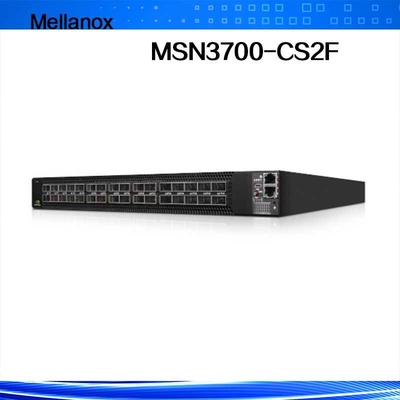 سوئیچ شبکه FDR Mellanox MSN3700-CS2F 100GbE 1U 2 منابع تغذیه (AC)