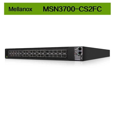 سوئیچ شبکه کومولوس لینوکس 2 AC سوئیچ شبکه ملانوکس MSN3700 - CS2FC 100GbE 1U 32 پورت QSFP28