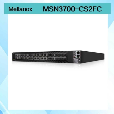 سوئیچ شبکه کومولوس لینوکس 2 AC سوئیچ شبکه ملانوکس MSN3700 - CS2FC 100GbE 1U 32 پورت QSFP28