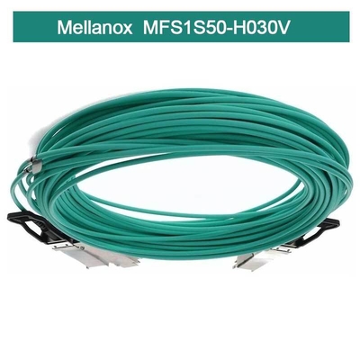 Infiniband Mellanox AOC MFS1S50-H030V VPI HDR & ETH 2x100Gb/S 30M QSFP56 جدید و اصلی