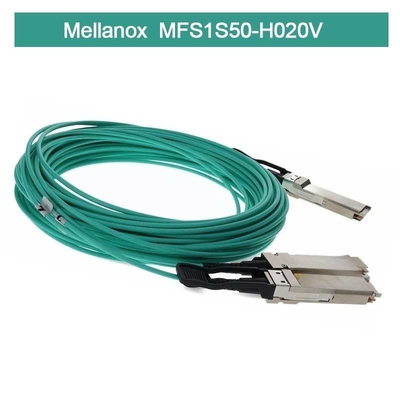 IB HDR MMF Splitter Mellanox AOC Cable MFS1S50-H020V (QSFP56 تا 2xQSFP56)