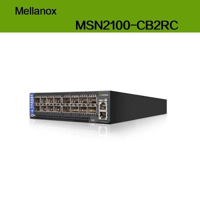 حداکثر سرعت EDR Nvidia Mellanox Spectrum بر اساس سوئیچ اترنت 100 گیگابیت بر ثانیه 1U Open با Cumulus Linux MSN2100-CB2RC 16 پورت Qsfp28