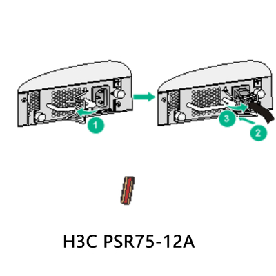 منبع برق متناوب Psr75-12A برای دستگاه های الکترونیکی PSR75-12A