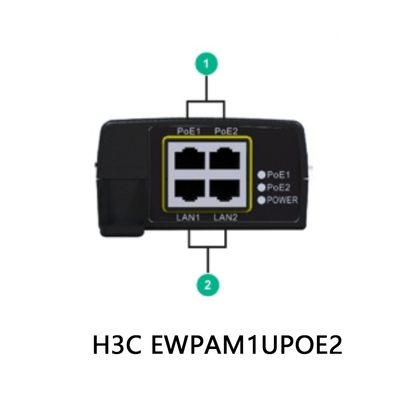 آداپتور برق شبکه H3c Ewpam1upoe2 60 پورت 55W-1V-1.1A-DC >200Mbps کارتن