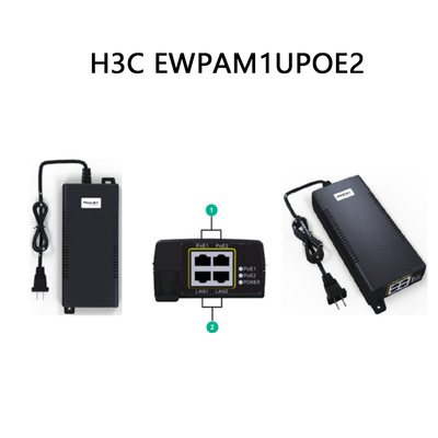 آداپتور برق شبکه H3c Ewpam1upoe2 60 پورت 55W-1V-1.1A-DC >200Mbps کارتن
