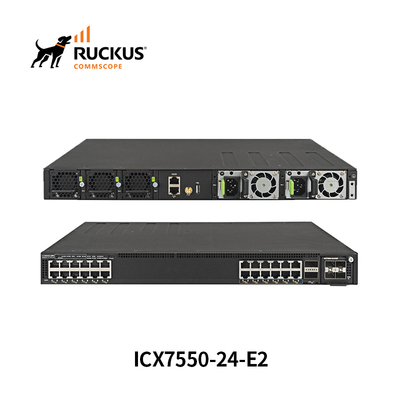 Advanced Ruckus Icx7550-24-E2 Switch with 24 Ports for Seamless Connectivity