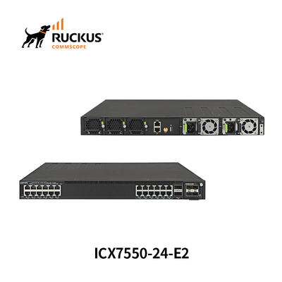 Advanced Ruckus Icx7550-24-E2 Switch with 24 Ports for Seamless Connectivity