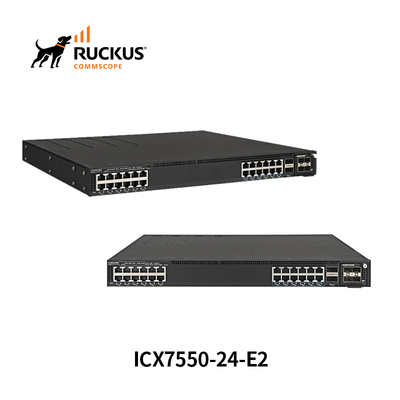 Advanced Ruckus Icx7550-24-E2 Switch with 24 Ports for Seamless Connectivity