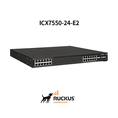 Advanced Ruckus Icx7550-24-E2 Switch with 24 Ports for Seamless Connectivity