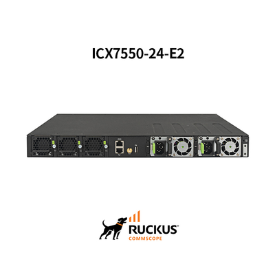 Advanced Ruckus Icx7550-24-E2 Switch with 24 Ports for Seamless Connectivity