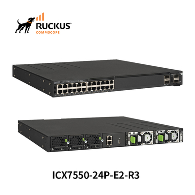 Network Management Switch ICX7550-24P-E2-R3 Advanced Ruckus Switch