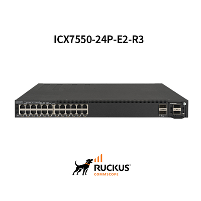 Network Management Switch ICX7550-24P-E2-R3 Advanced Ruckus Switch