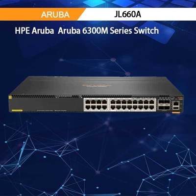 Hpe Aruba Networking Cx 6300m 24 Hpe Smart Rate Poe and 4 SFP56 Switch (JL660A)