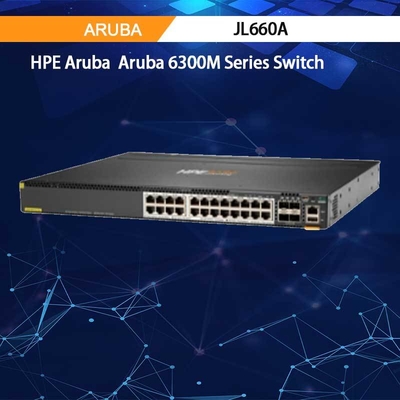Hpe Aruba Networking Cx 6300m 24 Hpe Smart Rate Poe and 4 SFP56 Switch (JL660A)