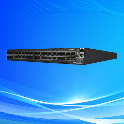 920-9b110-00rh-0m0 Mellanox Mqm8700-HS2r سوئیچ کوانتومی HDR Infiniband 40 Qsfp56 پورت نرخ انتقال 10/100/1000Mbps