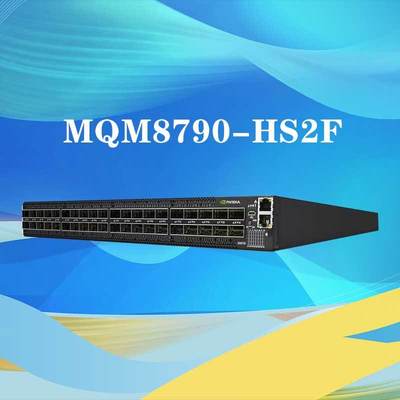 سوئیچ شبکه ملانوکس MQM8790-HS2F 40 پورت غیر مسدود کننده HDR 200Gb/S مدیریت شده