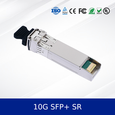 ماژول فرستنده-گیرنده نوری اترنت 10 گیگابیت بر ثانیه 850 نانومتر 300 متر SFP+ 10G-SR درجه تجاری