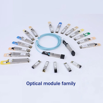 ماژول فرستنده و گیرنده نوری 200G QSFP56 SR4 CDR، 100 متر روی فیبر Om4 / 70 متر روی فیبر Om3، اتصال متقابل محاسبات با کارایی بالا برای مراکز داده
