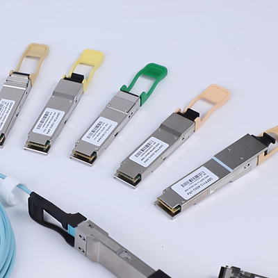 ماژول فرستنده و گیرنده نوری 200G QSFP56 SR4 CDR، 100 متر روی فیبر Om4 / 70 متر روی فیبر Om3، اتصال متقابل محاسبات با کارایی بالا برای مراکز داده