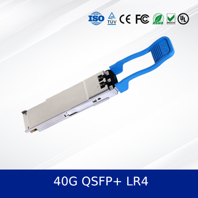 ماژول فرستنده و گیرنده نوری 40G QSFP+ LR4 با سرعت بالا 3.3 ولت برای شبکه قابل اعتماد جدید