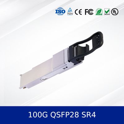 Qsfp-100g-Sr4 100gbase-Sr4 Qsfp28 ماژول فرستنده نوری 850nm 100m Dom MPO-12 Mmf فرستنده های فیبر نوری