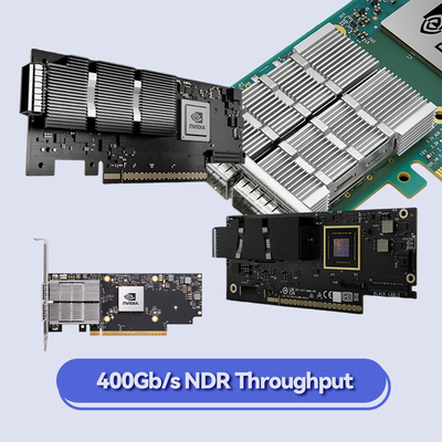 کارت اترنت 10 گیگابایتی ملانوکس سیمی سفارشی SFP Pcie Card MCX512A-ACAT ConnectX-5 EN