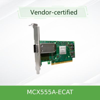 کارت شبکه Mellanox VPI Mellanox 100gbe Nic Adapter Card MCX555A-ECAT ConnectX-5 EDR 100GbE
